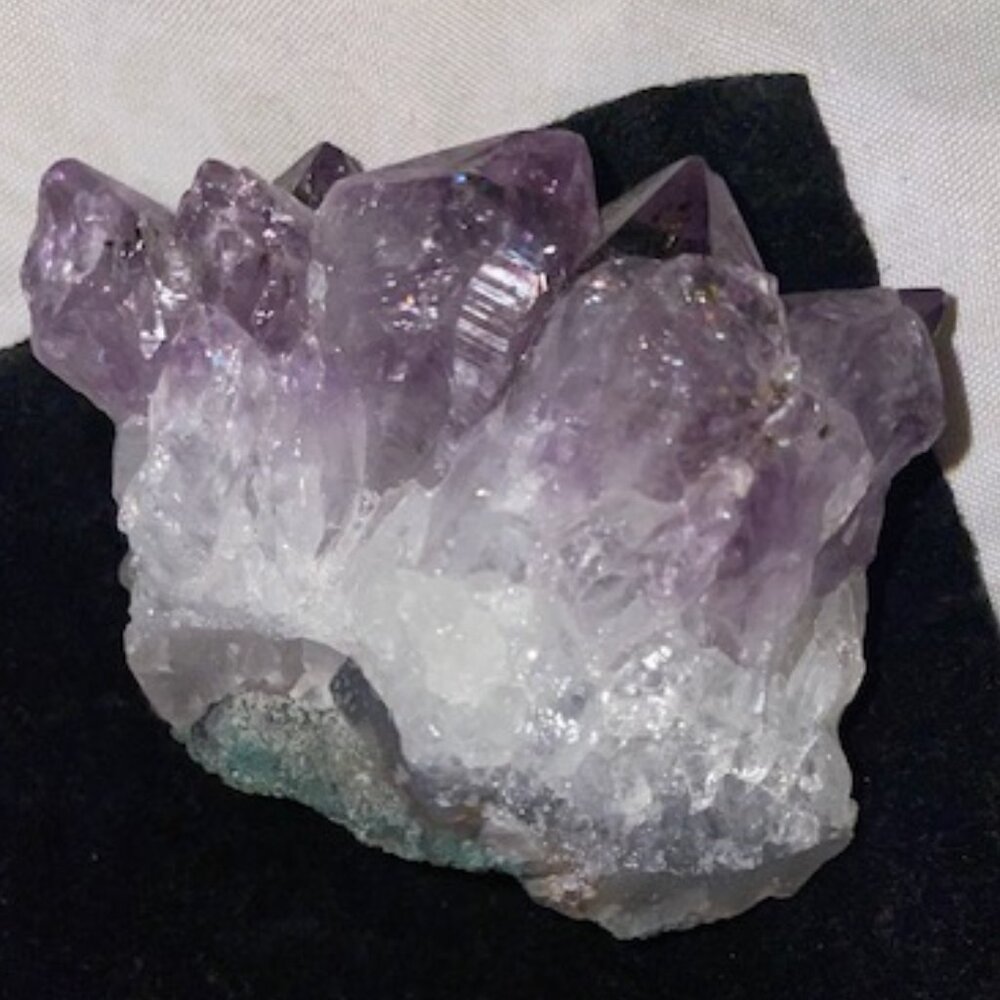 Amethyst Crystals Geode Slice